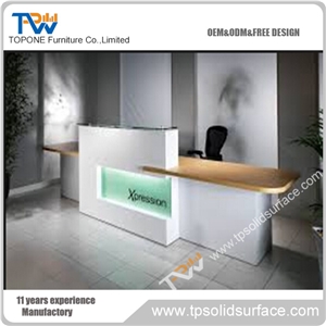 Custom-Made Design Solid Surface/Man-Made Stone Desktop Table