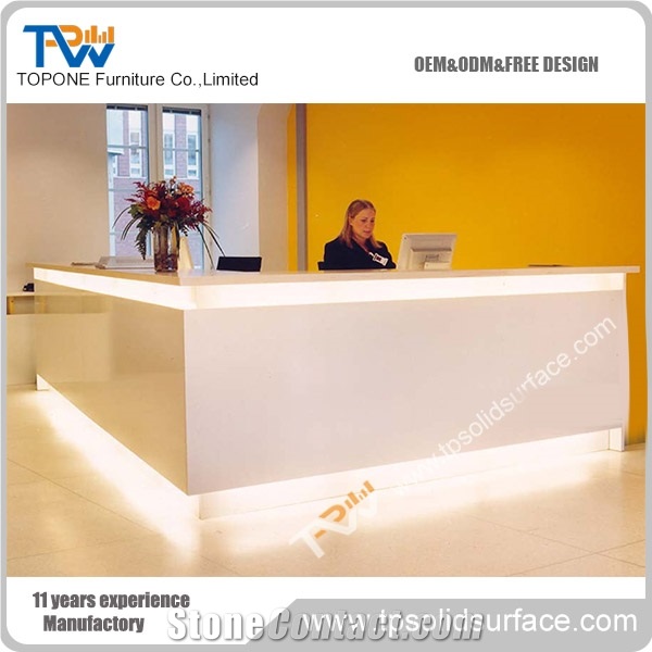 Direct Factory Price Discount Fashionable Office Reception Desks