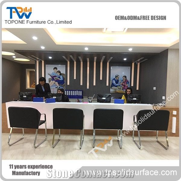 Direct Factory Price Discount Fashionable Office Reception Desks