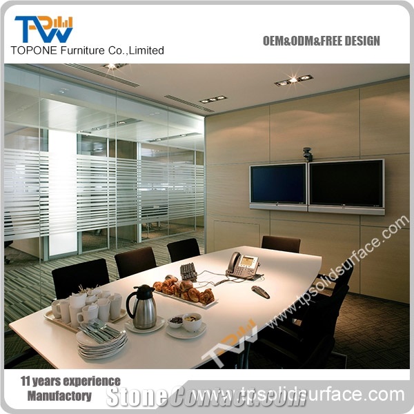 Factory Prce Directly Acrylic Table Tops Solid Surface Coffee Table