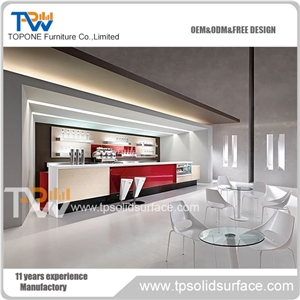 Factory Supply Corian Solid Surface Bar Tables, Acrylic Bar Tables for Night Club Furniture