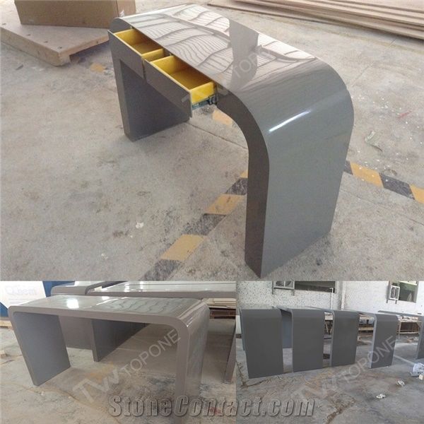 Factory Supply Custom Design Grey Color U Shape Solid