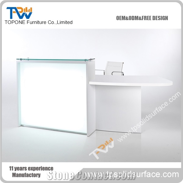 Fancy Reception Desk White Price from China - StoneContact.com
