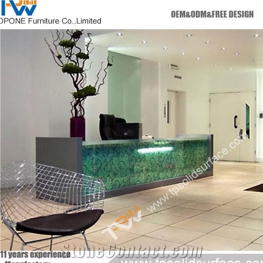 Fashionable 3d Global Solid Surface Artificial Marble Semi Circle