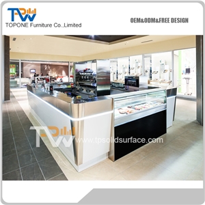 Fast Food Coffee Shop Bakery Bar Counter Design