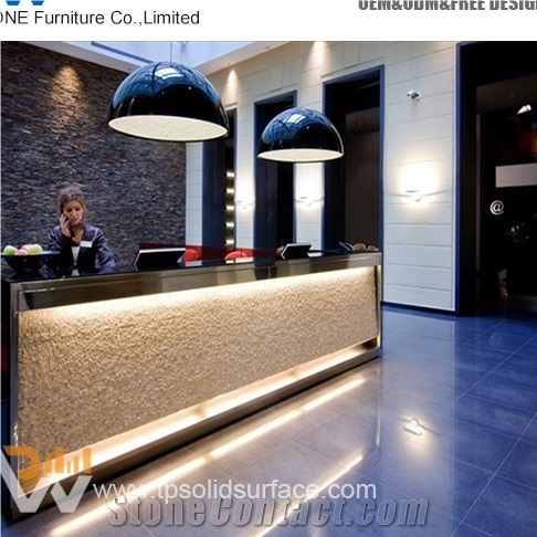 Glass Portable Reception Desk Pictures From China Stonecontact