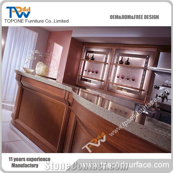 Luxury Faux Marble Bar Counter