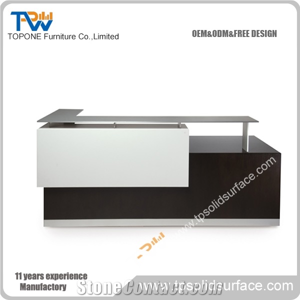 Luxury Yacht Shape Solid Surface/Man-Made Stone Solid Surface Retail Sales Counters