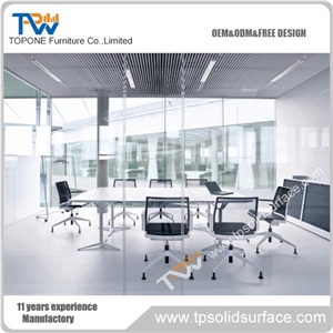 Manmade Stone Office Conference Table Furnitures, Manmade Stone Office Meeting Tables