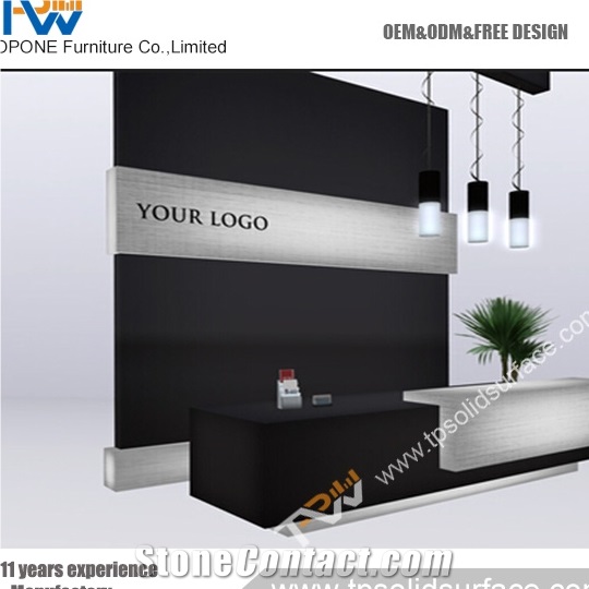 Modern Office Reception Counter Design for Hotel Design