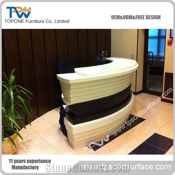Office 2 Person Standing Reception Desk