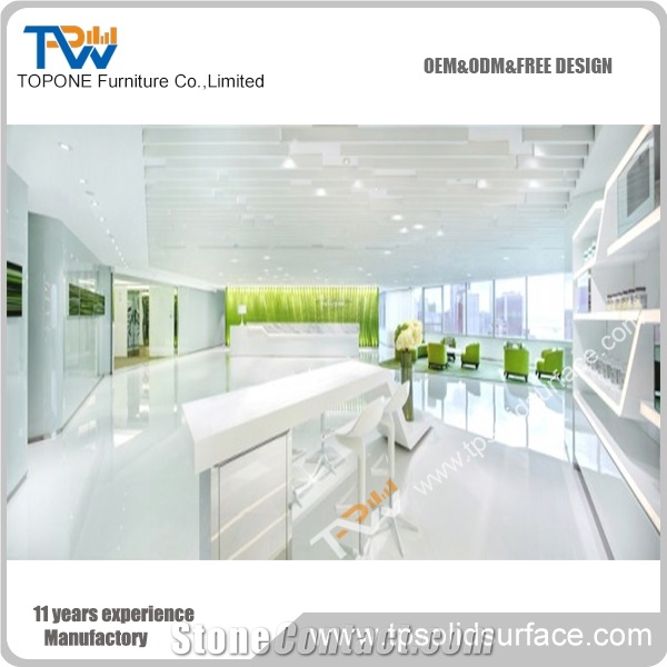 Professional China Office Furniture 100 Pure Coiran Solid Surface Office Table Tops for Utive