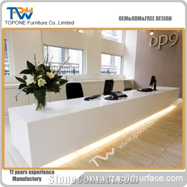 Refereshing L-Shape Solid Surface/Man-Made Office 2 Person Workstation