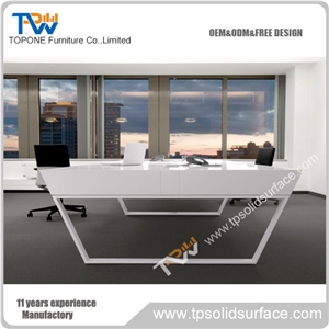 Solid Surface Office Table Design, Office Executive Office Desk Design for Sale