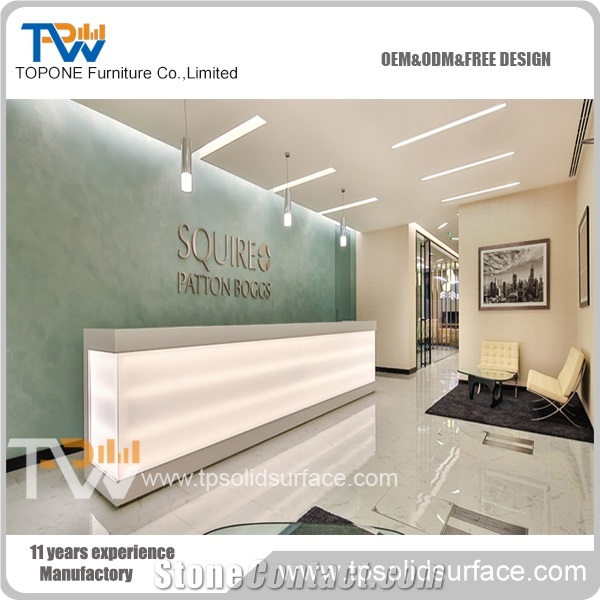 The Most Popular Hot Sale Marble Stone Library Reception Counter