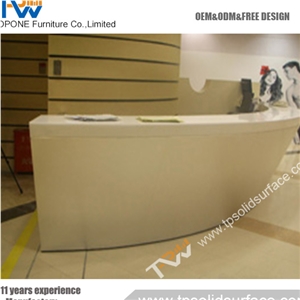 Top Glass Commercial Center Solid Surface/Man-Made Stone Solid Surface Adjustable Standing Desk