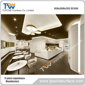 Topone High Quality Factory Price Restaurant Table Top Design, Acrylic Table