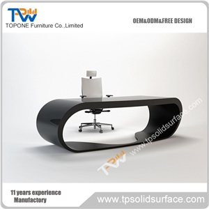 Topone High Quality Wholesale Office Custom Furniture Utive Office Acrylic Table