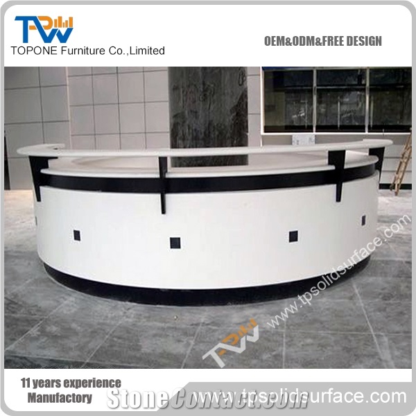 Unimaginable Shape Solid Surface/Man-Made Stone Solid Surface Boutique Counter Design