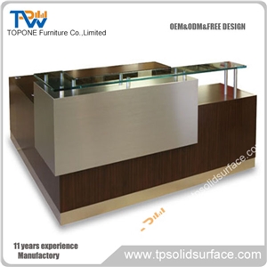 Unimaginable Shape Solid Surface/Man-Made Stone Solid Surface Boutique Counter Design