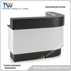 White Salon Lobby Reception Desks for Hotels and Designs Restaurant Service Counter Desk