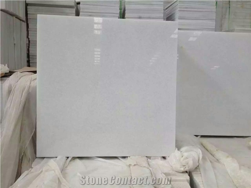 Pure White Marble Slabs,White Marble Tiles,China Han White Marble, Crystal White, Polar White, Salt White Stone