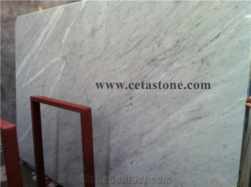 Bianco Carrara White Marble&Import White Marble&White Stone&White Material for Wall Covering&Marble Tiles&Slabs