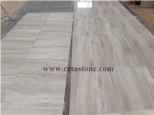 Chinese White Wooden Marble&White Marble&Cross Cut White Marble&Popular China Marble for Inside Used&Marble Tiles and Slabs