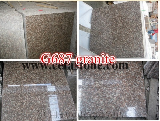 G687 Granite Tile&G687 Pink Granite&China Pink Granite&Pink Color Granite Flooring Tile&Cheapest Pink Granite&China Cheapest Pink Granite