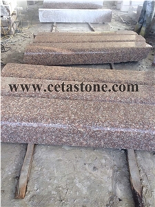 G687 Kerbstones&Pink Kerbs&China Kerb Stone&G687 Side Stone&Grantie Kerbstone