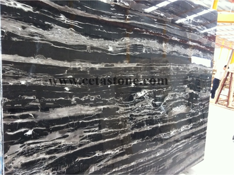 Silver Dragon Marble&Black Dragon Marble&Chinese Black Marble&China Black Marble&Black Marble for Skirting&Covering Tiles&Floor Covering Tiles