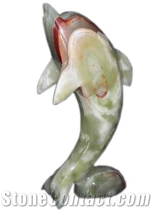 Green Onyx Dolphin (Lgoaf-10-3)