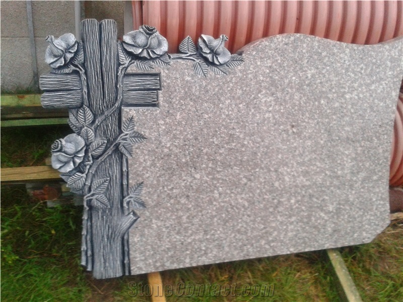 Engraved Granite Gravestone