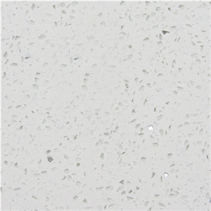 Opw01-Quartz Stone Slabs, White Solid Surface Engineered Stone