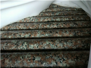 G664 China Luoyuan Red,G664 Luna Pearl Granite Polished/Flamed Steps,Stairs