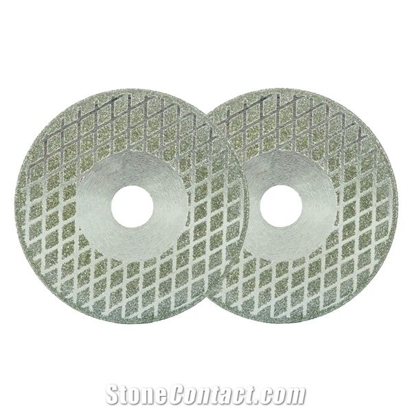 Electroplated Diamond Blade Cutting Disc with Diamond Double Side Coated