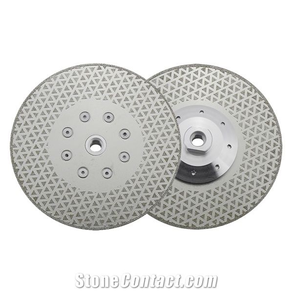 Electroplated Diamond Blade Cutting & Grinding Disc (Pyramid Double Side Coated)