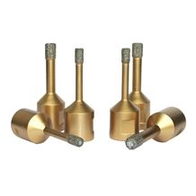 Vacuum Brazed Diamond Core Bits M14 Thread Shank