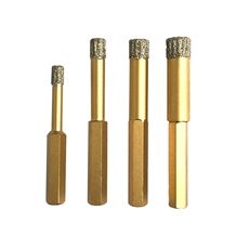 Vacuum Brazed Diamond Core Drill Bits Tile Drill Bit 1/3" Hex. Shank