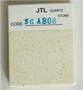 Beige Color Quartz Stone Tiles, Engineered Quartz Slabs