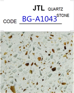 China Best Quartz Stone for Bathroom Vanity Tops Diamand Colors Popular in the Usa and Brazil