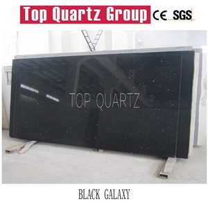 Black Galaxy Quartz Stone Slabs,Artificial Starlight Quartz Stone Slabs