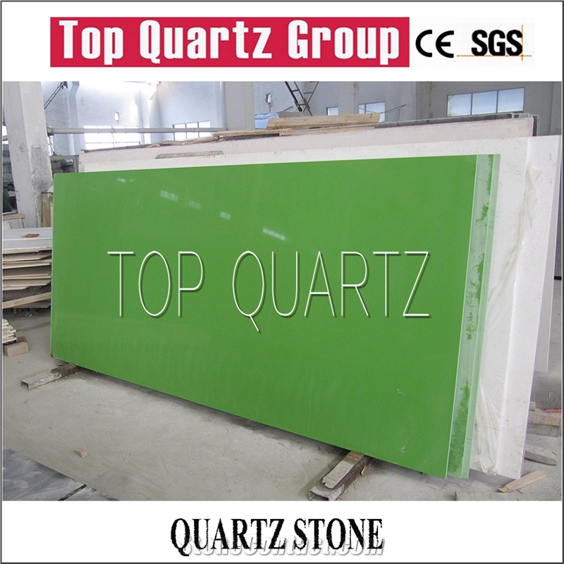 Green Quartz Stone Slab,Grass Green Quartz,Pure Green Stone