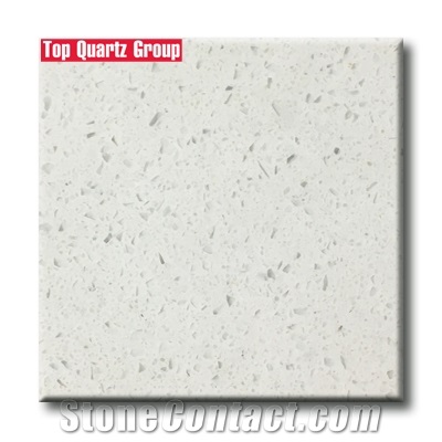 Q1101 White Galaxy Quartz Stone Slabs & Tiles