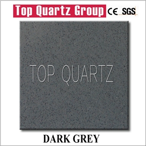 Q3305 Dark Grey Small Grain Artificial Quartz Stone Slabs
