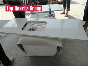 Ustom Artificial Quartz Stone Bathroom Countertops