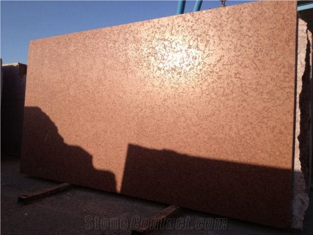 Red Marble Al-Andalus Slab Aged