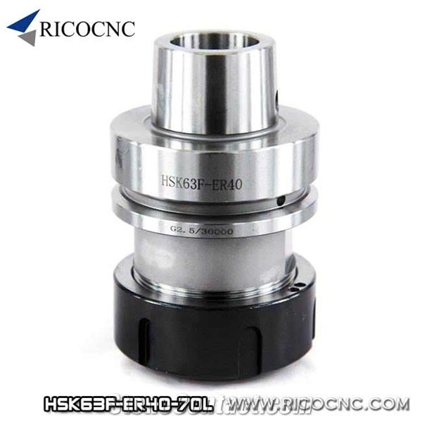 Hsk Collet Chucks, Cnc Tool Holders, Atc Tool Holders, Hsk63f Tapers for Woodworking Machines Hsk63-Er40