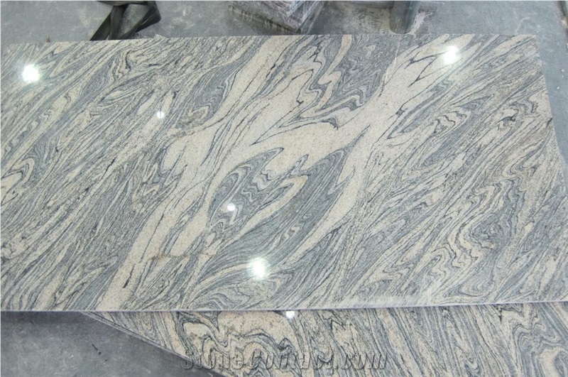 China Juparana Granite, China Shandong Laizhou Grey Granite Slab, Granite Tile, Natural Stone, Building Stone, Wall Cladding Tile, Floor Tile, Interior Stone
