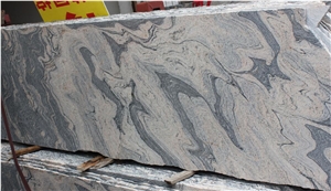 China Juparana Granite, China Shandong Laizhou Grey Granite Slab, Granite Tile, Natural Stone, Building Stone, Wall Cladding Tile, Floor Tile, Interior Stone